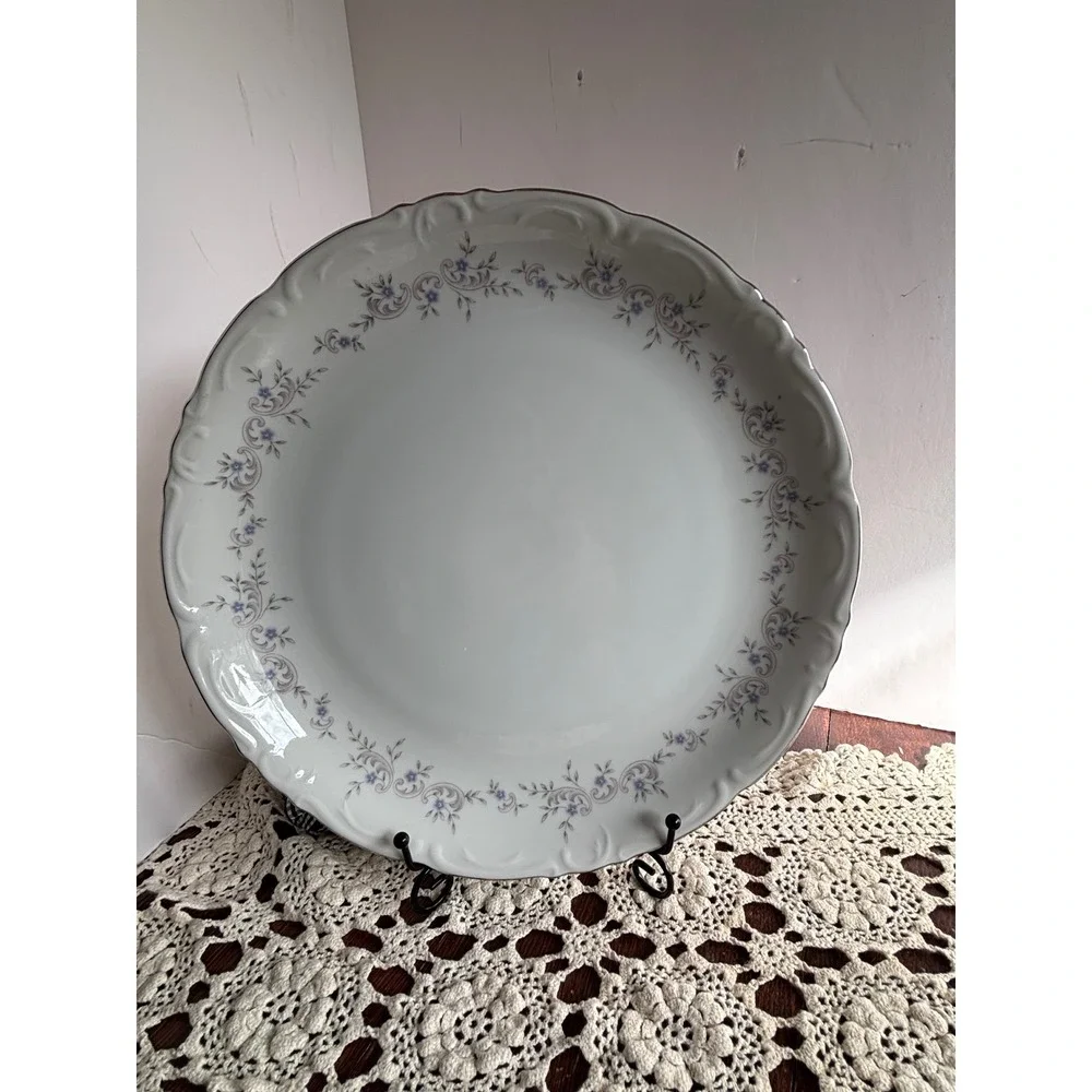 Modern China & Table Institute Springtime 5722 Round Platter 12.25